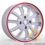 Диск BK 255 WPRL (White Polished Red Line) Storm